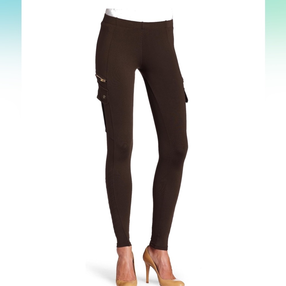 DAVID LERNER Brown Legging Cargo Pants XS